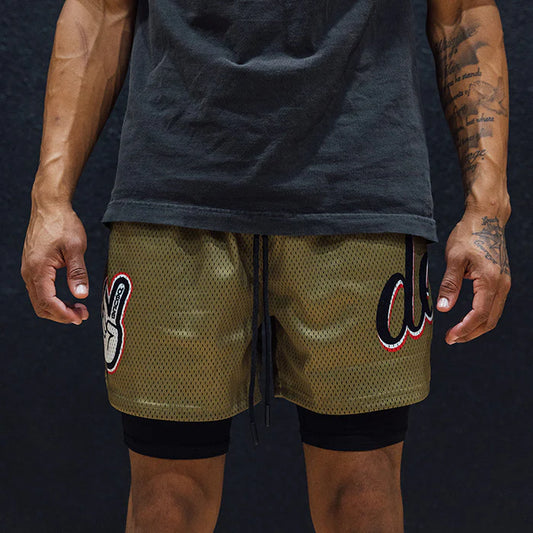 DEUCE MESH SHORTS | TRAVIS