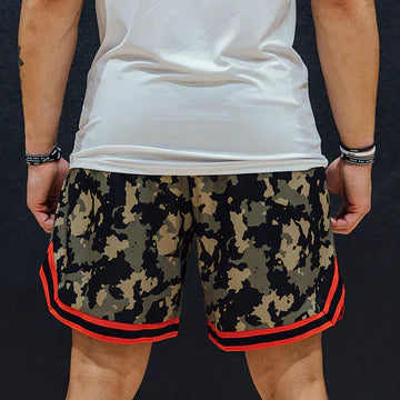 DEUCE VIBE SHORTS | CAMO RED