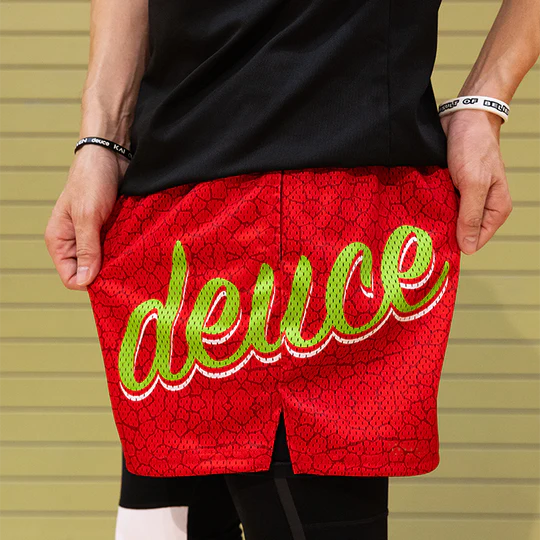 DEUCE MESH SHORTS | REVERSE GRINCH