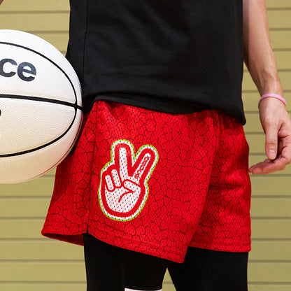 DEUCE MESH SHORTS | REVERSE GRINCH