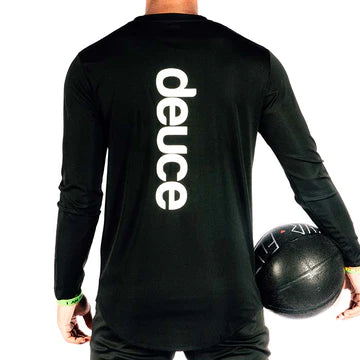 DEUCE ATHLETIC LONG SLEEVE SHIRT | BLACK