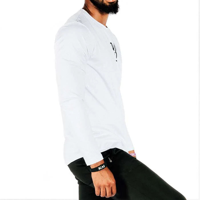 DEUCE ATHLETIC LONG SLEEVE SHIRT | WHITE