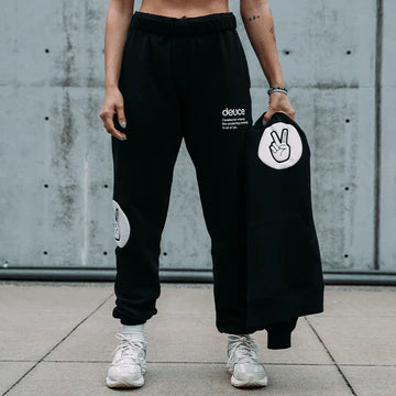 DEUCE PREMIUM SWEAT PANTS | BLACK