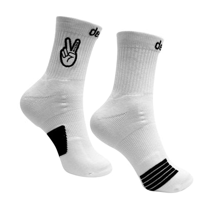 DEUCE PERFORMANCE SOCKS | WHITE