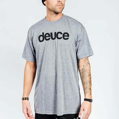 DEUCE LOGO TEE | WHITE/BLACK/GREY