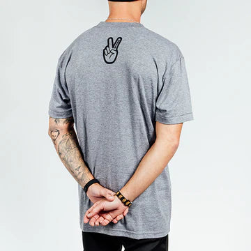 DEUCE LOGO TEE | WHITE/BLACK/GREY