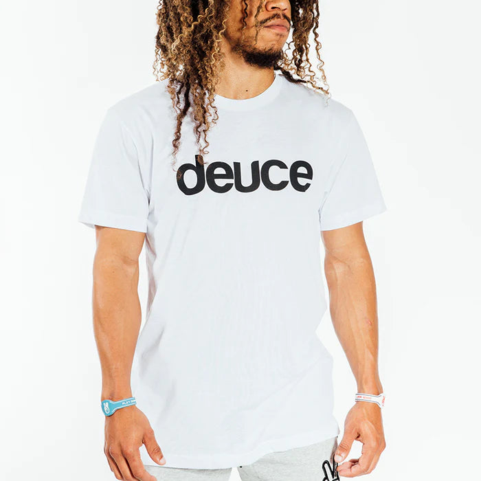 DEUCE LOGO TEE | WHITE/BLACK/GREY