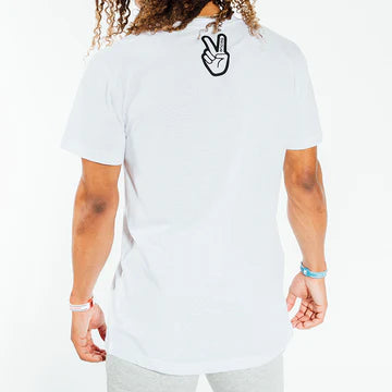 DEUCE LOGO TEE | WHITE/BLACK/GREY