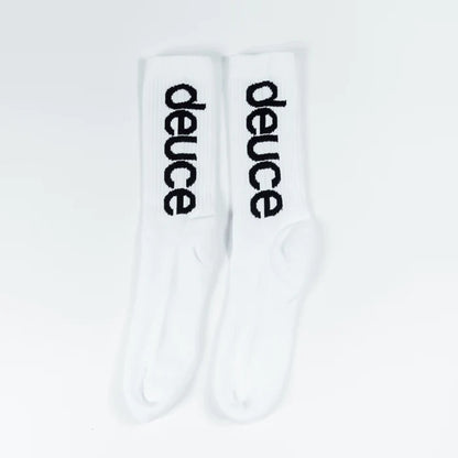 Deuce Crew Socks | White