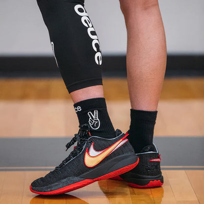 DEUCE PERFORMANCE SOCKS | BLACK