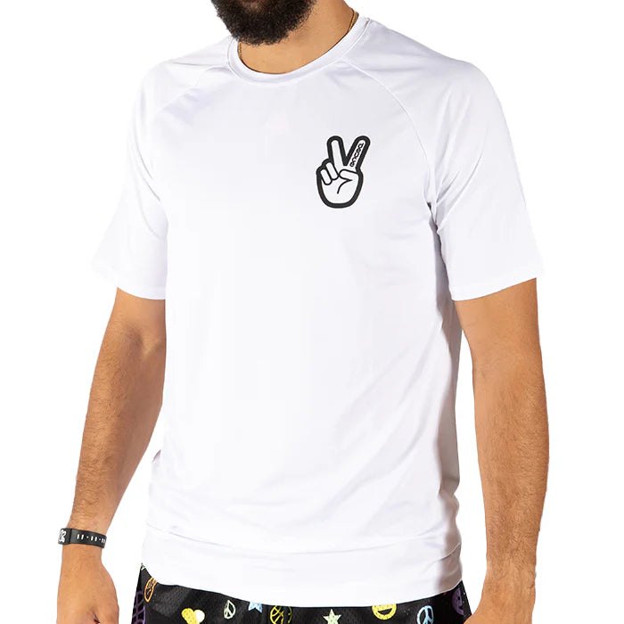 DEUCE LIGHTWEIGHT PERFORMANCE SHIRT | WHITE