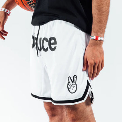 DEUCE VIBE SHORTS | WHITE